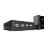 Lindy extender USB 2.0 Cat.6 4 porte 50 m, trasmettitore e ricevitore di rete, 50 m, 480 Mbit/s, Cat5, Cat5e, Cat6, NS1021, bronzo fosforoso