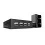 Lindy extender USB 2.0 Cat.6 4 porte 50 m, trasmettitore e ricevitore di rete, 50 m, 480 Mbit/s, Cat5, Cat5e, Cat6, NS1021, bronzo fosforoso