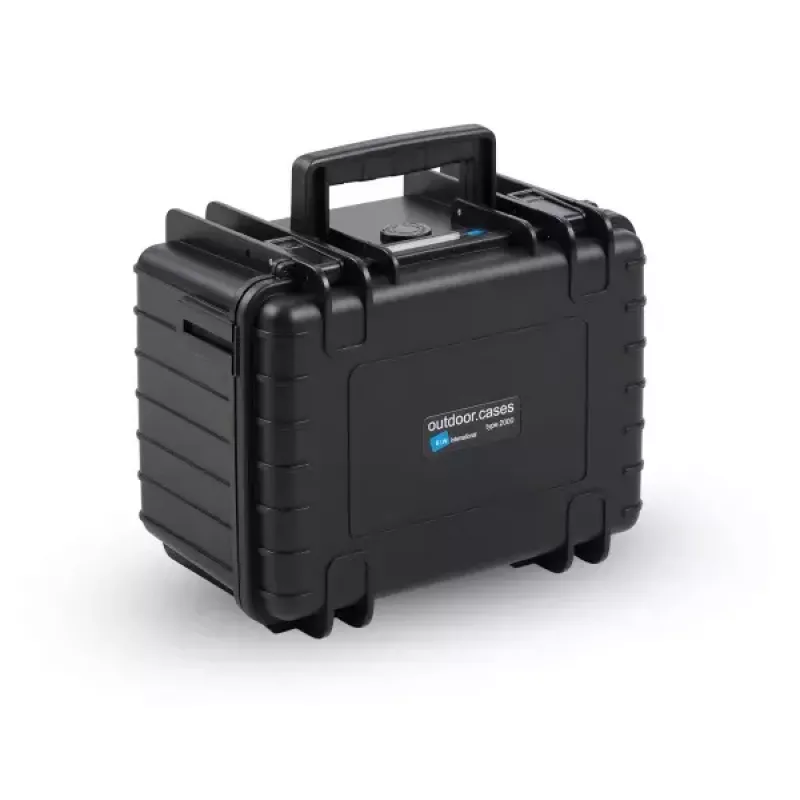 Valigia rigida B&W International tipo 2000 per GoPro 9/10/11 con accessori, nera