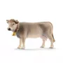 schleich FARM WORLD vacca Brown Swiss, 3 anni, fattoria, animali della fattoria / giocattolo della fattoria, multicolore, plastica, 1 pezzo