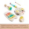 Mattel set regalo musicale con strumenti in legno per bambini piccoli