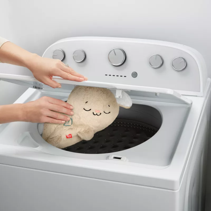 Fisher-Price Soothe & Settle Bunny peluche per neonati e dispositivo sonoro regolabile con movimento