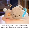 Fisher-Price Soothe & Settle Bunny peluche per neonati e dispositivo sonoro regolabile con movimento