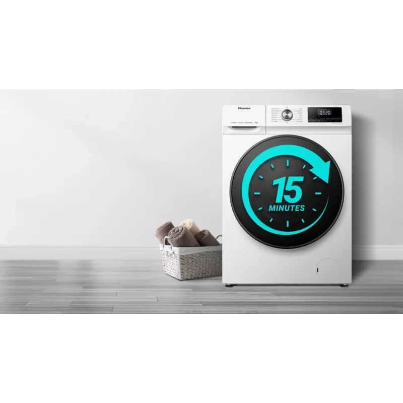 Lavatrice Hisense WFQA7014EVJM a carica frontale 7 kg 1310 giri/min bianco
