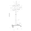 Supporto per display signage Hagor 1983 139,7 cm (55