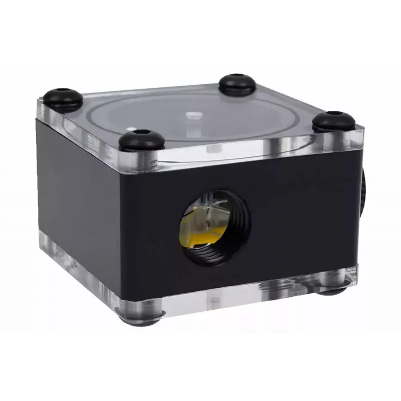 Alphacool Eisfluegel Indicatore di flusso G1/4, quadrato, acetale, Nero