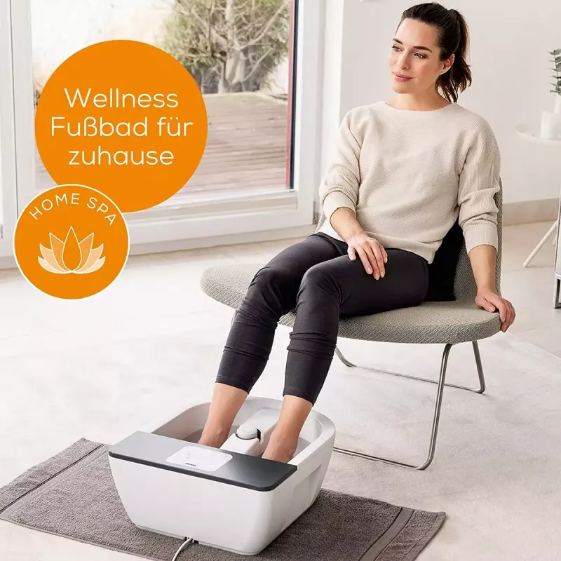 Pediluvio idromassaggio Beurer FB 60 – pediluvio elettrico, bianco/grigio