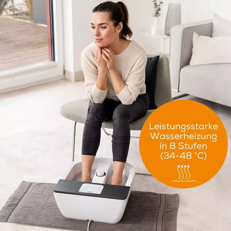 Pediluvio idromassaggio Beurer FB 60 – pediluvio elettrico, bianco/grigio