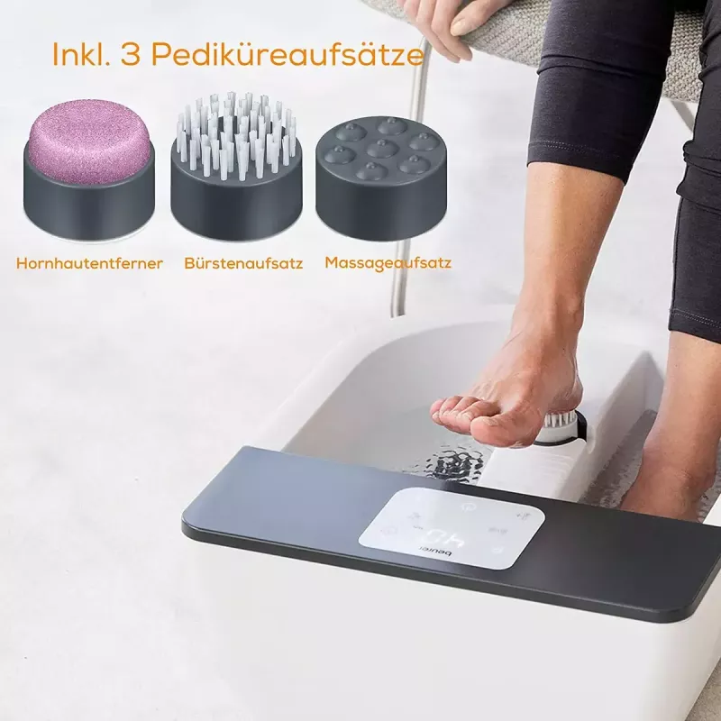 Pediluvio idromassaggio Beurer FB 60 – pediluvio elettrico, bianco/grigio