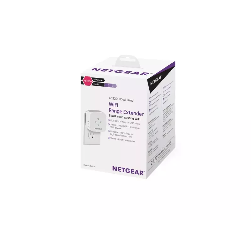 NETGEAR EX6110 Trasmettitore e ricevitore di rete bianco 10, 100, 300 Mbit/s