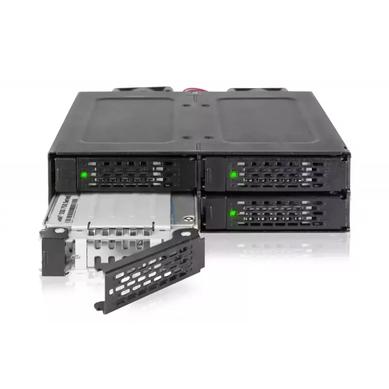 Case per SSD Icy Dock ToughArmor MB699VP-B V3 4 unità 2,5 pollici PCIe