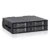 Case per SSD Icy Dock ToughArmor MB699VP-B V3 4 unità 2,5 pollici PCIe