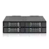 Case per SSD Icy Dock ToughArmor MB699VP-B V3 4 unità 2,5 pollici PCIe
