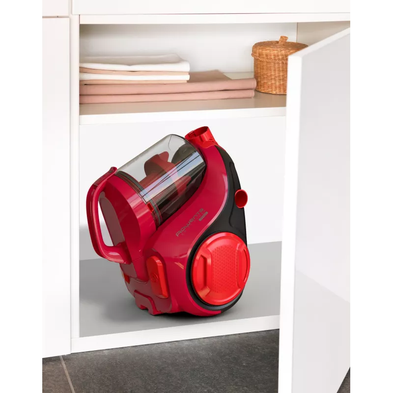 Rowenta Swift Power Cyclonic RO2913 aspirapolvere senza sacco, filtrazione a 3 stadi, rosso