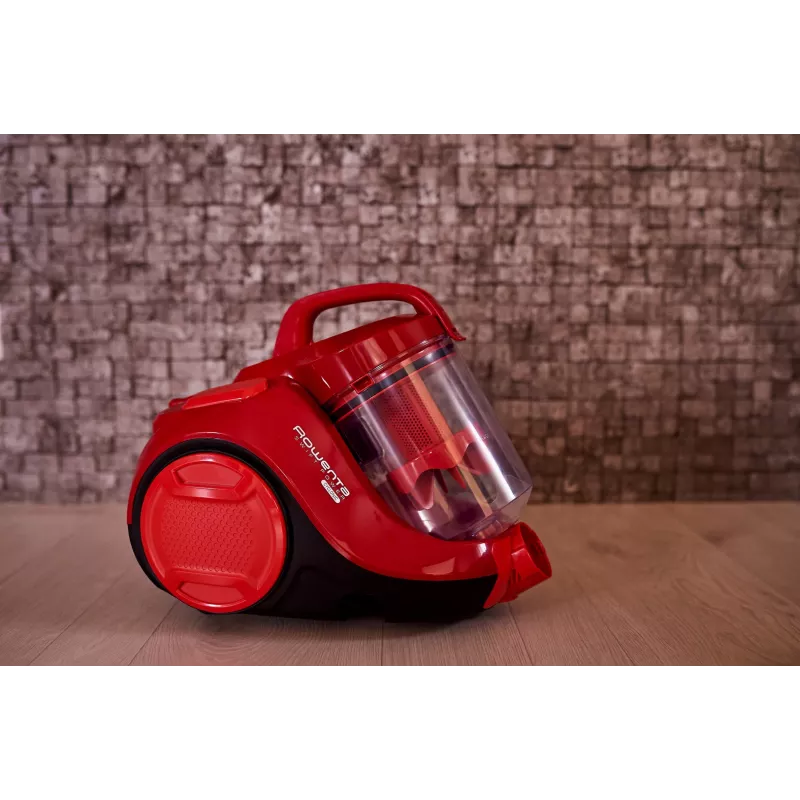 Rowenta Swift Power Cyclonic RO2913 aspirapolvere senza sacco, filtrazione a 3 stadi, rosso