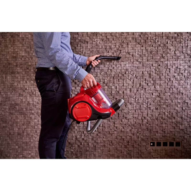 Rowenta Swift Power Cyclonic RO2913 aspirapolvere senza sacco, filtrazione a 3 stadi, rosso