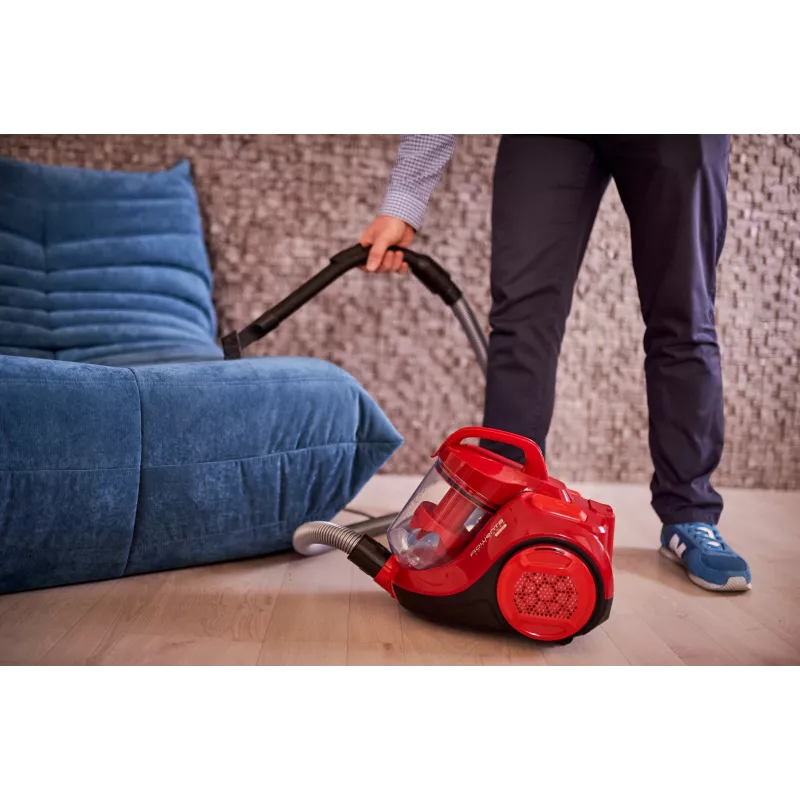 Rowenta Swift Power Cyclonic RO2913 aspirapolvere senza sacco, filtrazione a 3 stadi, rosso