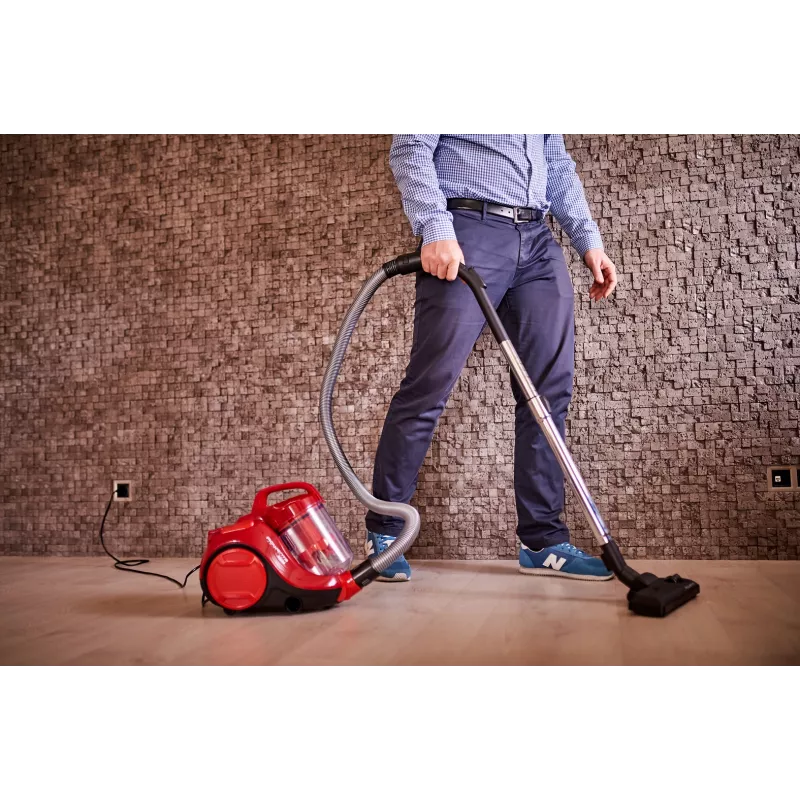 Rowenta Swift Power Cyclonic RO2913 aspirapolvere senza sacco, filtrazione a 3 stadi, rosso