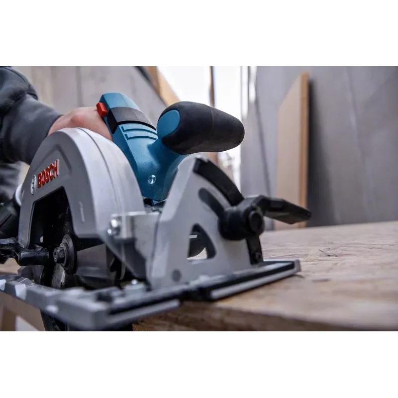 Bosch GKS 18V-57-2 Professional sega circolare a batteria, 18 V, 165 mm, senza batteria, blu/nera