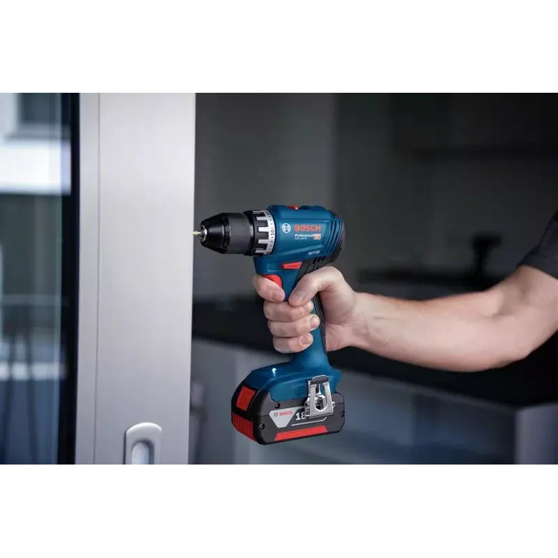 Bosch GSR 18V-45 1900 giri/min 900 g nero, blu, rosso