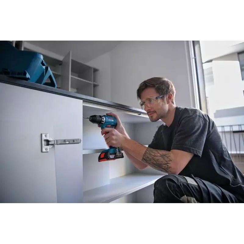 Bosch GSR 18V-45 1900 giri/min 900 g nero, blu, rosso