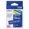 Nastro per etichette Brother TZe535 12mm bianco su blu