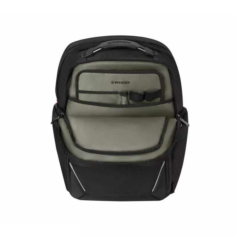 Zaino casual Wenger SwissGear Meteor nero poliestere PVC rPET