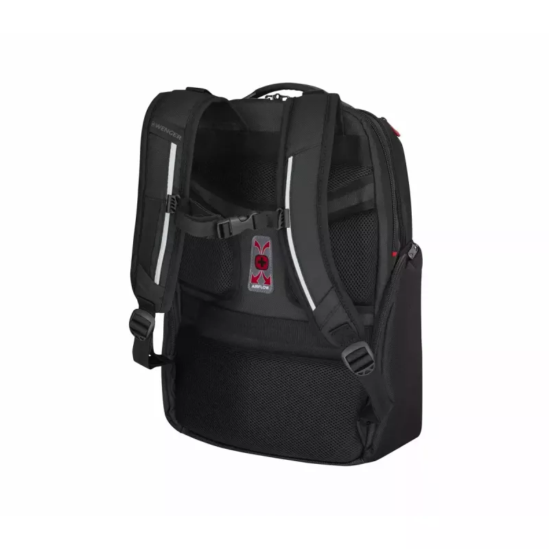 Zaino casual Wenger SwissGear Meteor nero poliestere PVC rPET