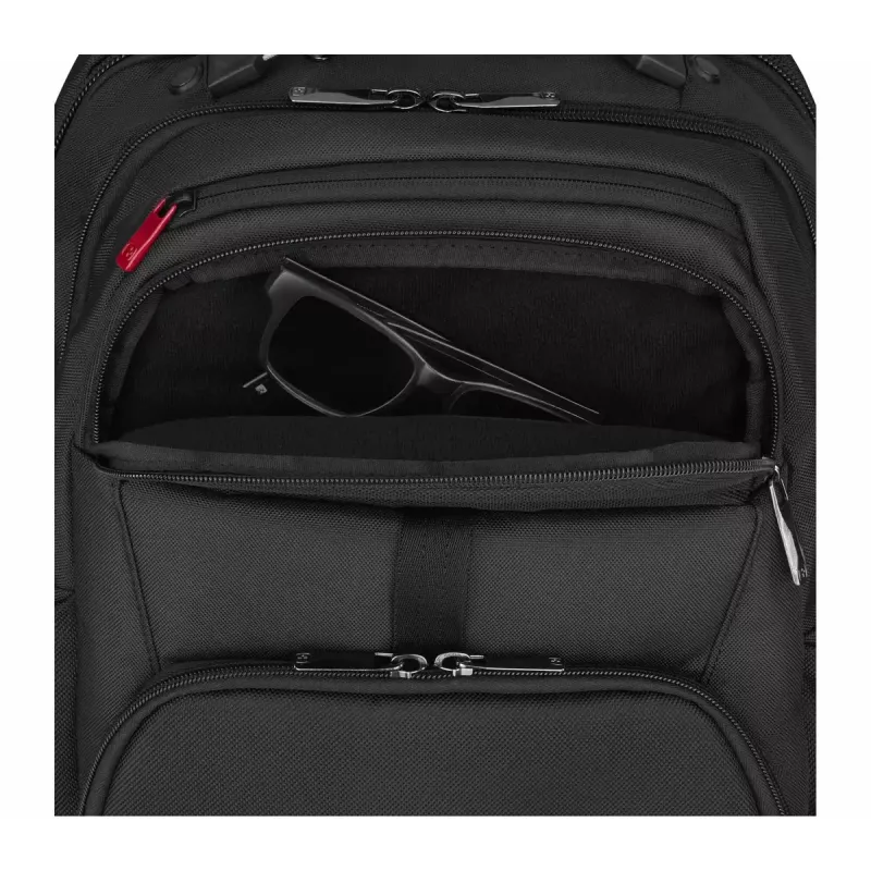 Zaino casual Wenger SwissGear Meteor nero poliestere PVC rPET