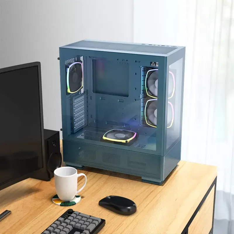 Case per PC Montech SKY TWO midi tower blu