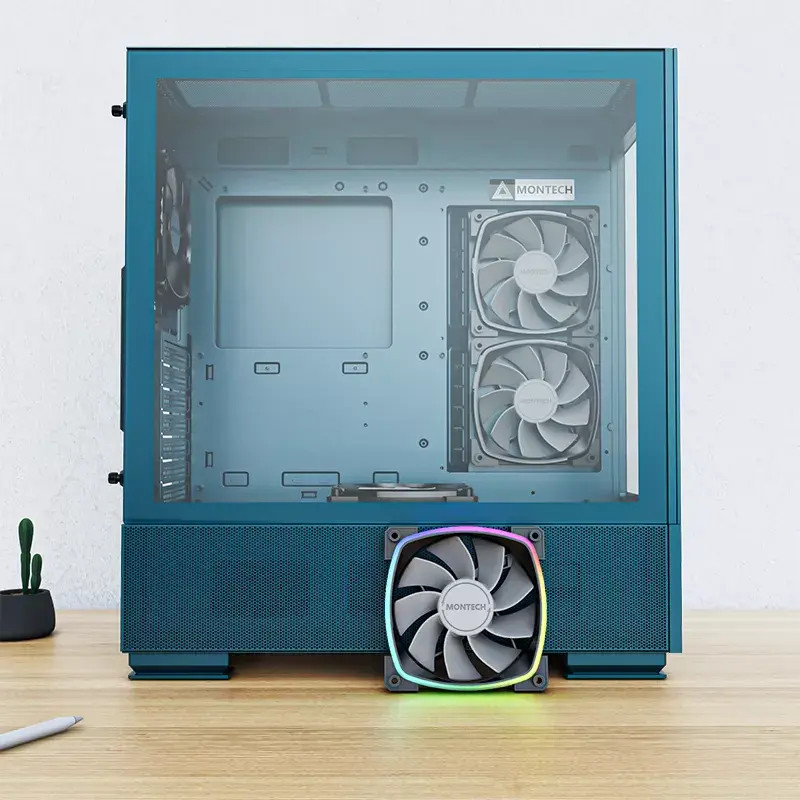 Case per PC Montech SKY TWO midi tower blu