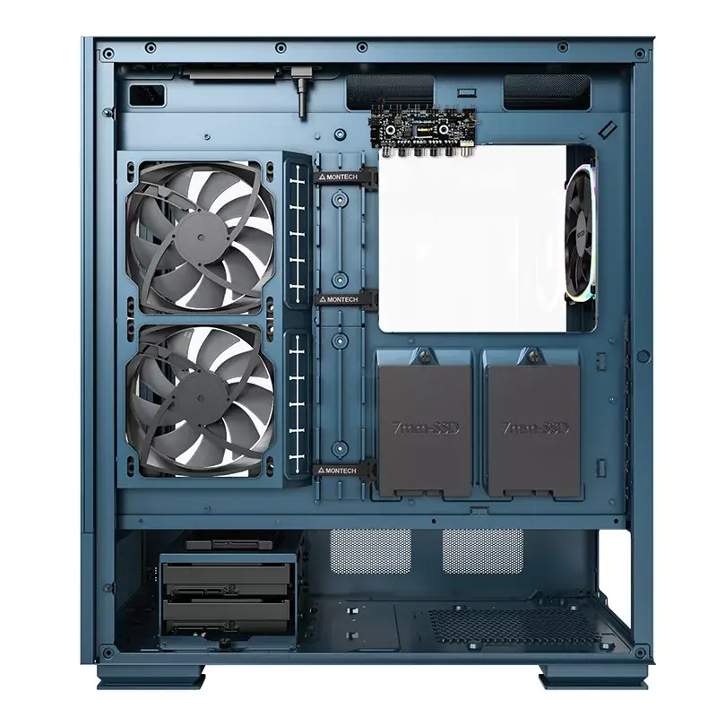 Case per PC Montech SKY TWO midi tower blu