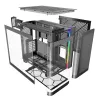 Montech KING 95 PRO case Midi Tower, vetro temperato, ARGB, rosso
