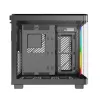Montech KING 95 PRO case Midi Tower, vetro temperato, ARGB, rosso