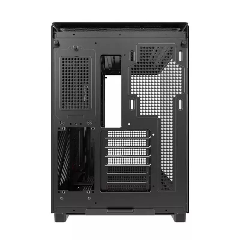 Montech KING 95 PRO case Midi Tower, vetro temperato, ARGB, rosso