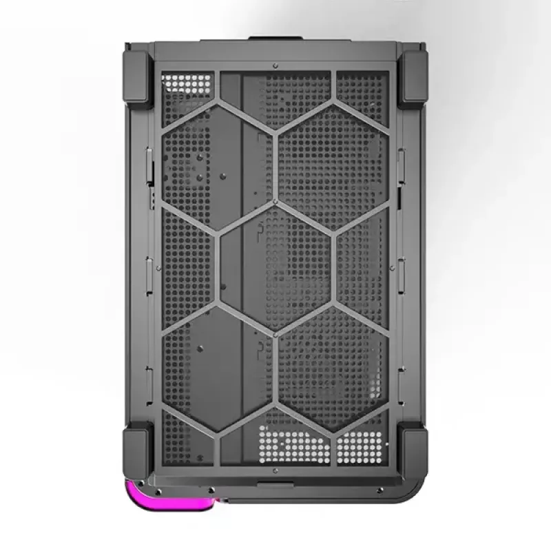 Montech KING 95 PRO case Midi Tower, vetro temperato, ARGB, rosso
