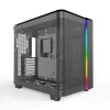 Montech KING 95 PRO case Midi Tower, vetro temperato, ARGB, rosso