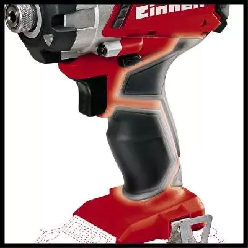 Trapano a pistola Einhell TE-CI 18/1 Li-solo, mandrino autoserrante, nero/grigio/rosso