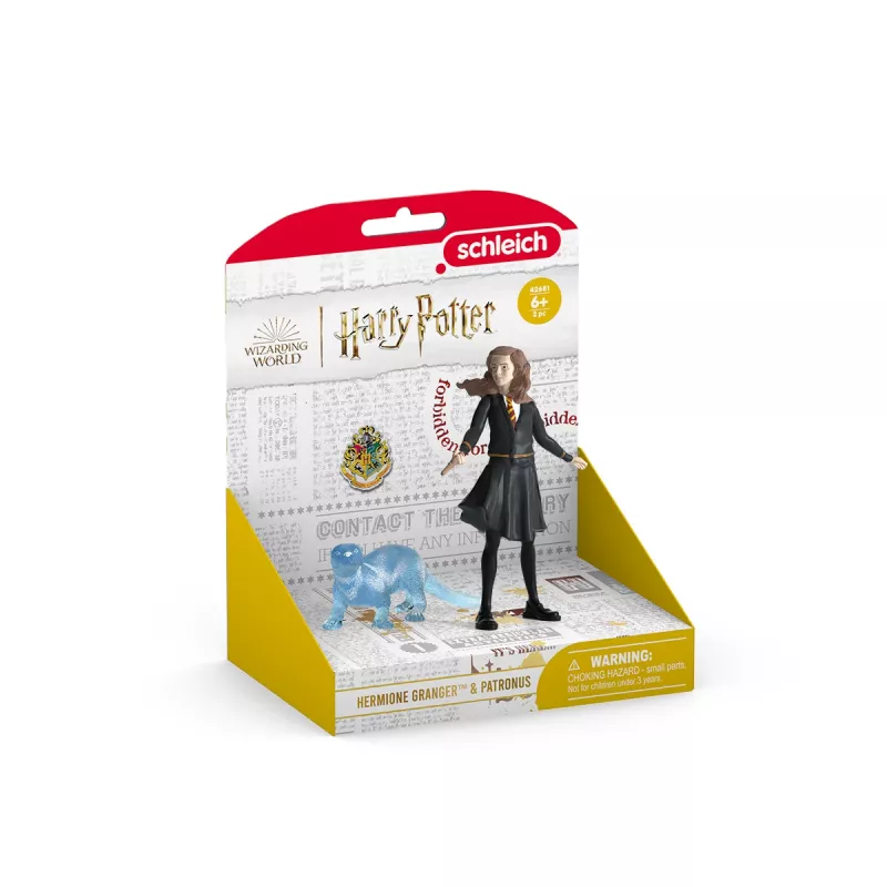 Schleich 42681 Wizarding World Harry Potter Hermione Granger e Patronus, personaggio giocattolo