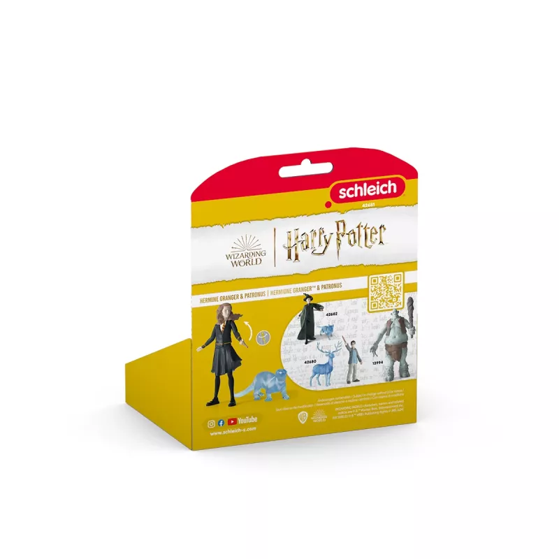 Schleich 42681 Wizarding World Harry Potter Hermione Granger e Patronus, personaggio giocattolo