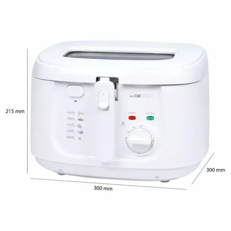 Friggitrice Clatronic FR 3771 2,5 L 1800 W bianco