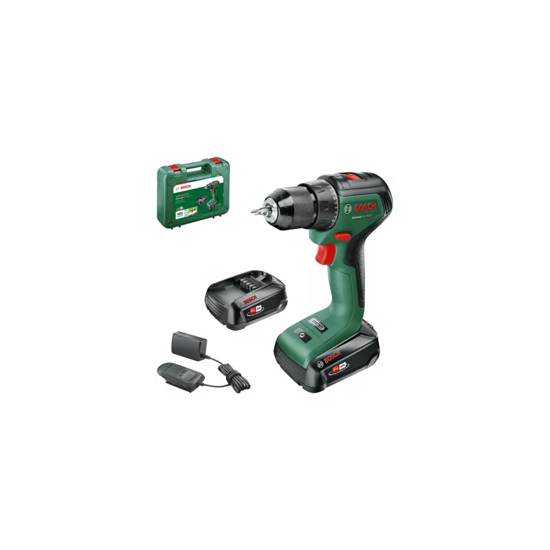 Bosch UniversalBohrschrauber 18V-60 1900 giri/min senza chiave 1,3 kg nero, verde