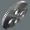 Wera 9532 05136042001 set da officina per rivettare catene, 20 pezzi, incl. cricchetto reversibile per bit 1/4", nero/verde