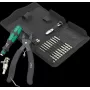 Wera 9532 05136042001 set da officina per rivettare catene, 20 pezzi, incl. cricchetto reversibile per bit 1/4", nero/verde