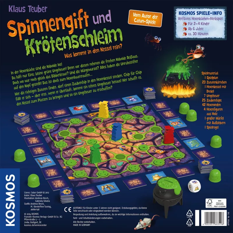 Kosmos 45496913 gioco da tavolo/carte 30 min gioco da tavolo memory