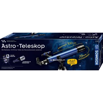 Kosmos Astro-Telescopio, telescopio, astronomia, 12 anni, nero