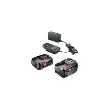 Bosch Starter-Set 18V - 2 x batteria (2,0 Ah + 4,0 Ah) set batteria e caricabatterie