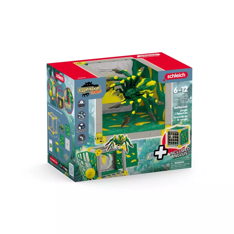 schleich BattleCave Tarantola della Giungla, animale, mostri e draghi, BattleCave, 7 anni, multicolore, plastica