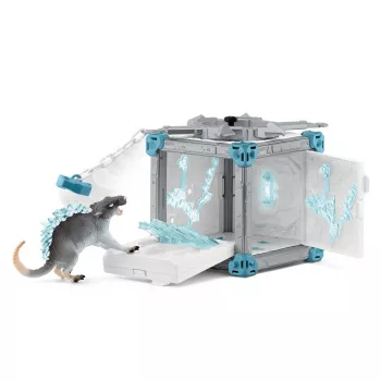schleich BattleCave Ratto di Ghiaccio, mostri e draghi, BattleCave, 7 anni, multicolore, plastica