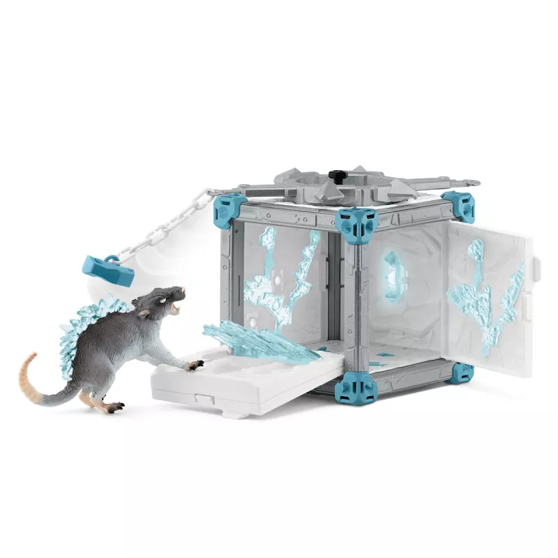 schleich BattleCave Ratto di Ghiaccio, mostri e draghi, BattleCave, 7 anni, multicolore, plastica